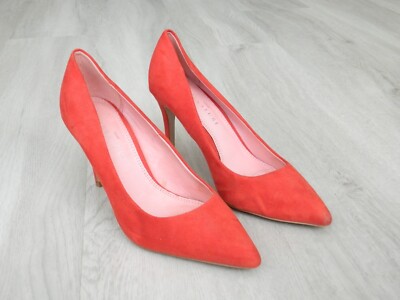NEXT Signature Damen Pumps rot Wildleder Größe 5 / 38