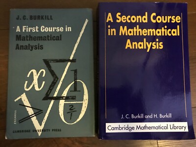 Burkill's ''Ein erster und zweiter Kurs in mathematischer Analyse''