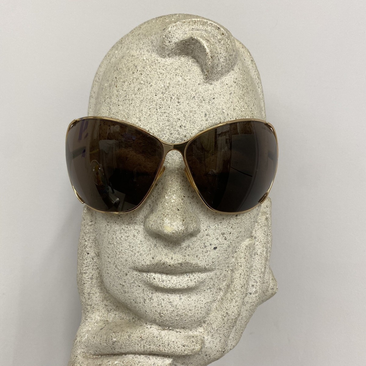 【TOM FORD】Angelica サングラス Tom Ford Anjelica Sunglasses TF7 Brown & Gold | eBay