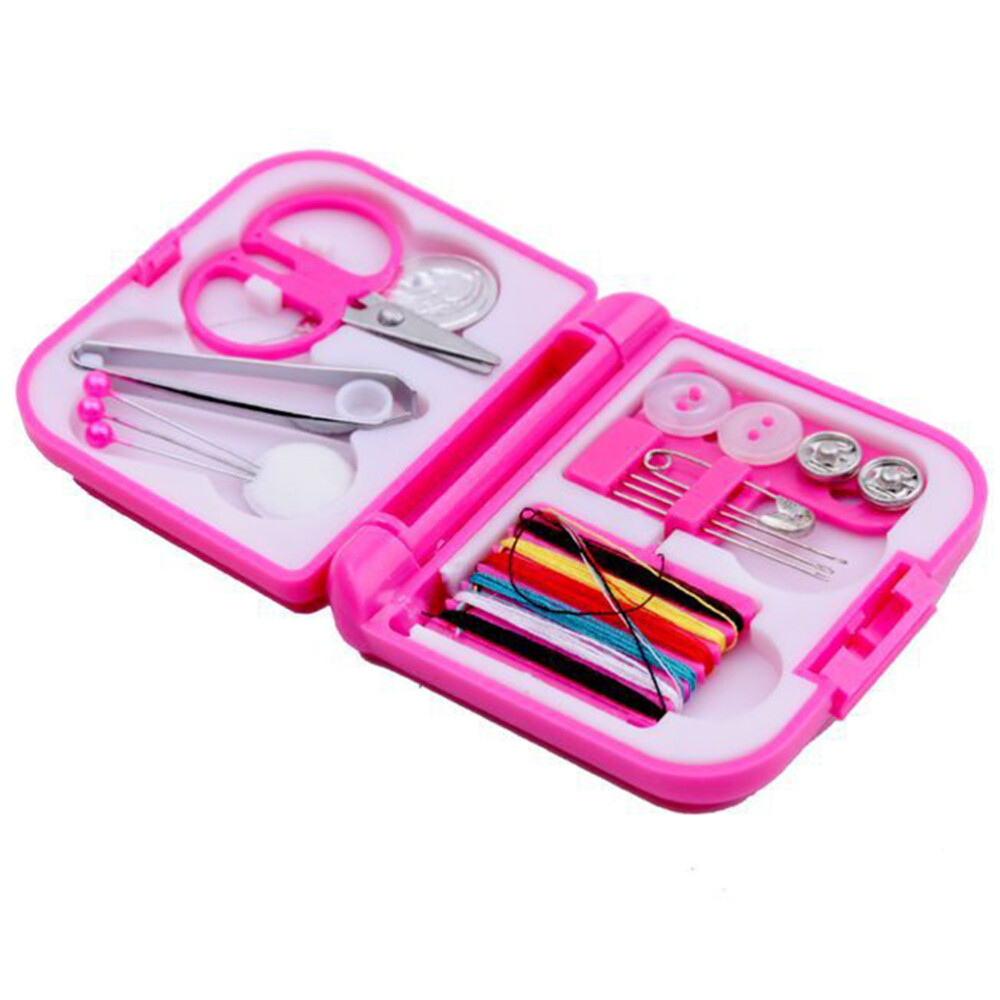 Portable Sewing Kit Mini Travel Box Sewing Tools DIY Kits Needle Home