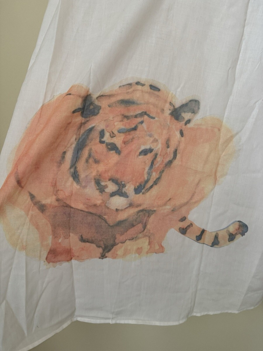 Jil Sander New Tiger Button Up Shirt Long Sleeve Off White