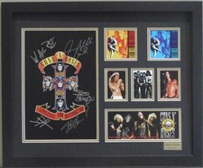 GUNS N ROSES SIGNED LIMITED EDITION FRAMED MEMORABILIA