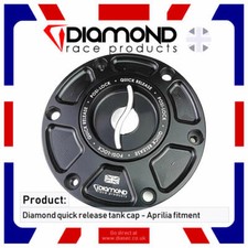 DIAMOND RACE PRODUCTS - APRILIA RS4 50cc QUICK RELEASE TANK CAP - 11-12 Models