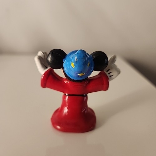 Vintage Disney Mickey Mouse The Sorcerer's Fantasia 2" Tall PVC Figure - Picture 5 of 11