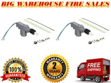 POWER DOOR LOCK KIT UNIVERSAL CAR ACTUATORS 12-VOLT MOTOR 2 PACK 