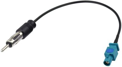 Bingfu Universal Car Stereo Radio Antenna Cable Fakra Z Male to DIN Plug 6 inch