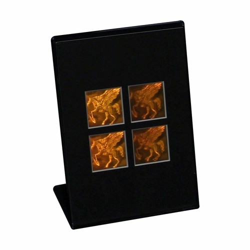 3D Pegasus 4-up 2-Channel Hologram Picture DESK STAND, Photopolymer Type Film - Picture 2 of 7
