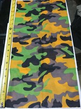 5 pack Bandana Head Face Mask Neck Gaiter Snood Beanie Camo Tube Scarf orange