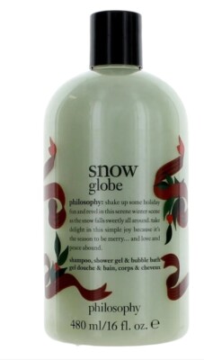 Snow Globe by Philosophy 16oz Shampoo Shower Gel & Bubble Bath for Unisex