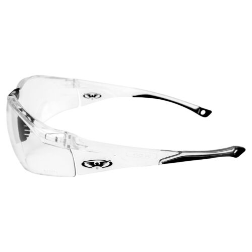 Global Vision Eyewear Cruisin Lab Sports Motorcycle Safety Glasses w/Clear - Picture 3 of 7
