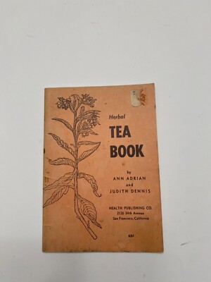 Herbal Tea Book by Ann Adrian & Judith Dennis (1975, Pamphlet) 12th Ed