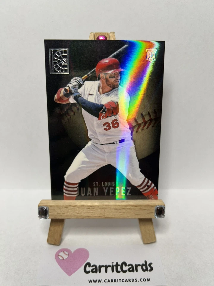 JUAN YEPEZ 2022 Panini Capstone Baseball #22 Rookie RC St. Louis Cardinals - Image 3 of 4