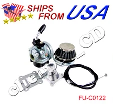 Performance Carburetor Carb Kit 47cc 49cc Pocket Mini Bike Throttle Cable