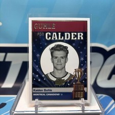 2022-23 Upper Deck #CC-5, KAIDEN GUHLE SP RC ??? For Calder Rookie Card. rookie card picture