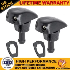 2x Universal Car Windshield Washer Wiper Sprayer Nozzle Front Window Spray Jet