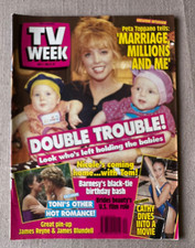 Vintage television - "Australian TV Week" May 1992 James Reyne & James Blundell