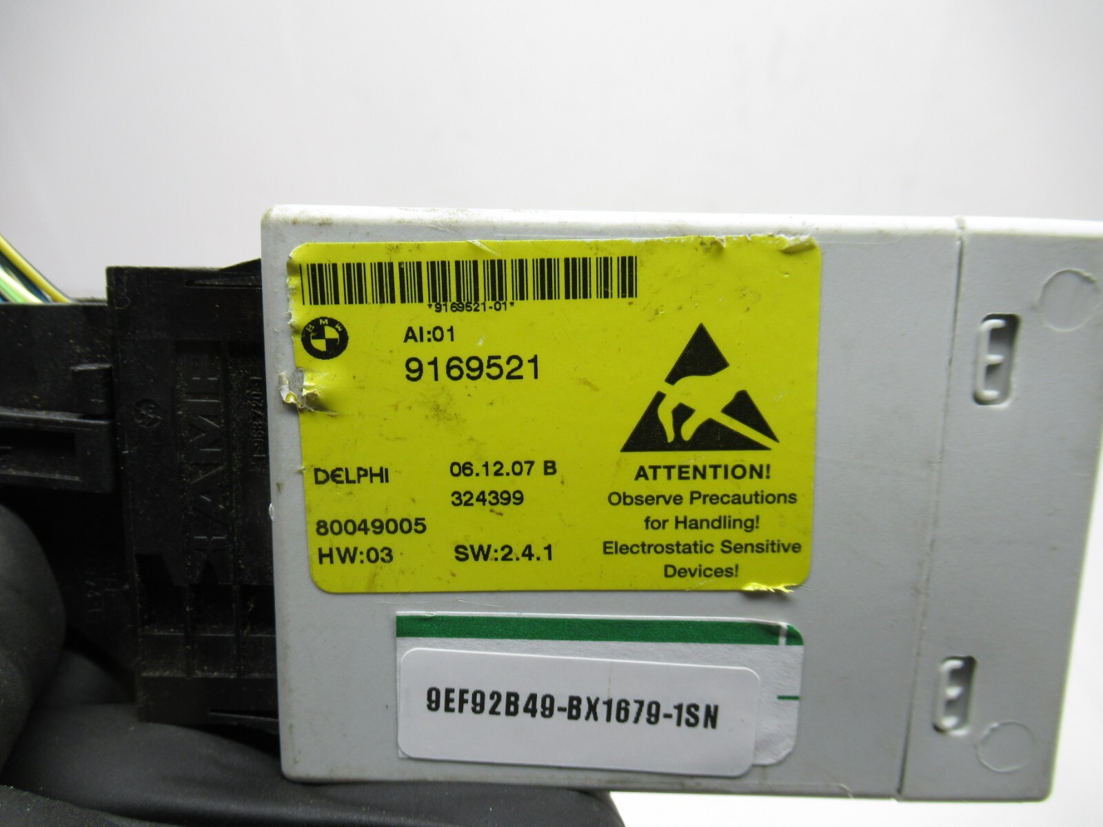 BMW E60 528 Center Console Control Module 9169521 OEM for sale 