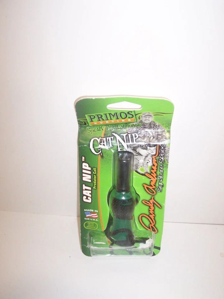 Primos Hunting Cat Nip Predator Call - Green - PS355 with Neck string lanyard - Image 2 of 2