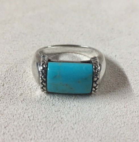 Sterling Silver Turquoise Ring 8” - 第 2/8 張圖片