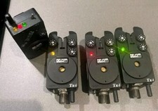 Delkim Tx-i (MK 1) Set 3+1 segnalatore di abboccata radio "COLORI SEMAFORO" con ricevitore RX 2000