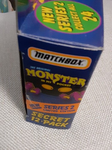 Monster In My Pocket Secret 12 Pack Box Orange Clay Man Golem MIMP Matchbox - Picture 6 of 10