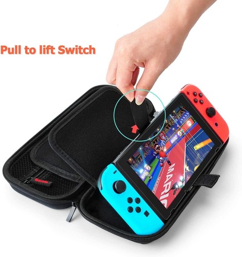 Estuche de transporte Deruitu Switch compatible con Nintendo Switch - se adapta al tanque original - Imagen 4 de 6