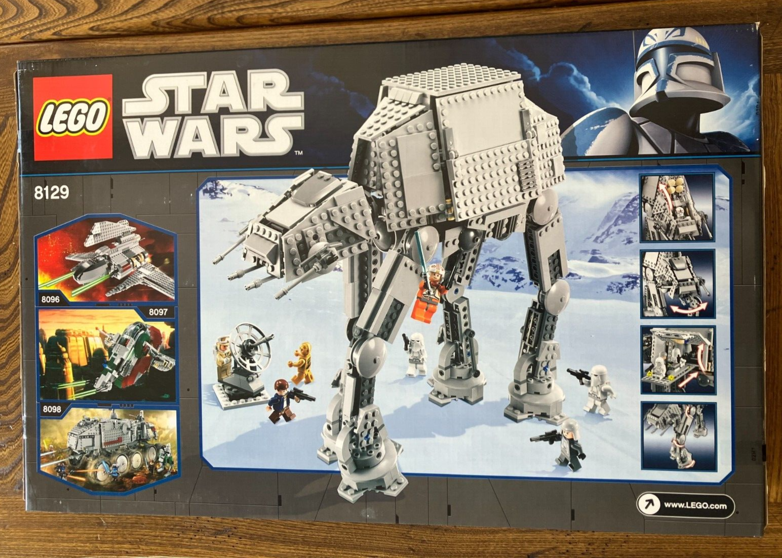 RETIRED LEGO 8129 Star Wars AT-AT Walker New in Factory Sealed Box ...