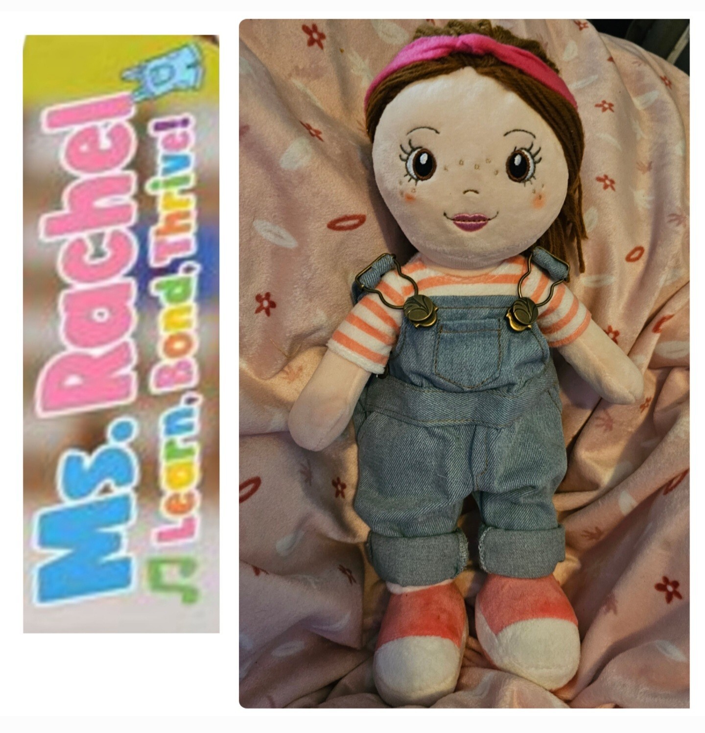 Ms Rachel Talking  Doll  She Sings Icky Icky Sticky Bubblegum New