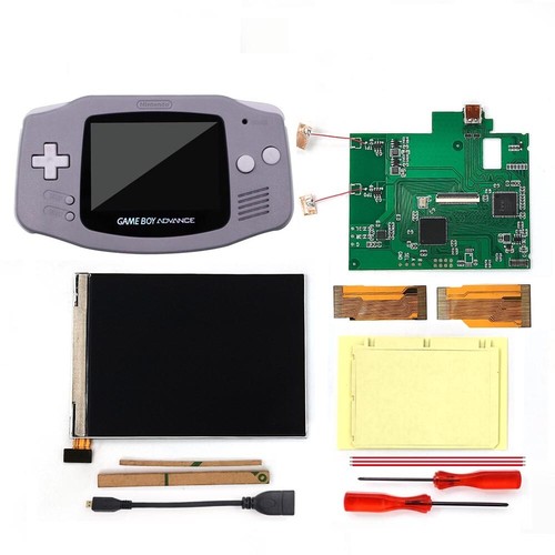 GBA V2 IPS Backlight LCD HDMI-Compatible Output Retro Pixel Kit+Colorful Buttons - Picture 28 of 70