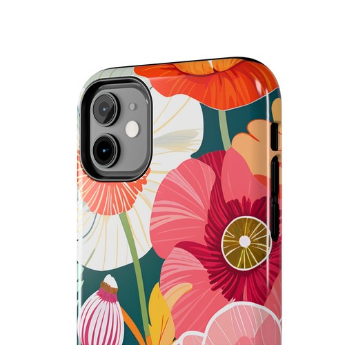 Pop Wild Flower Tough Phone Cases for iPhone 7-16 and Samsung S21-S24 - Picture 77 of 108