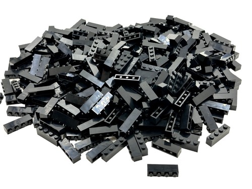 LEGO NEW Black Bar 3L 1x3 (10x) 6093525 Brick 17715 | eBay