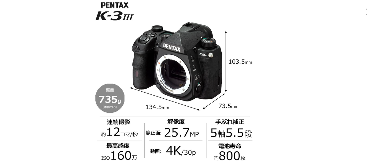 PENTAX K-3 Mark III 20-40 Limited Lens Kit Black JAPAN PENTAX K-3 Mark III 20-40 Limited Lens Kit Black JAPAN