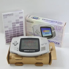 Gameboy Advance Console SILVER AGB-001 Boxed CHINA Nintendo AH12373184 gba