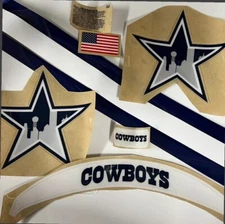 Like Cowboys Full Size Football Helmet Decals Custom Skyline 20 Mil 3M Speed Set