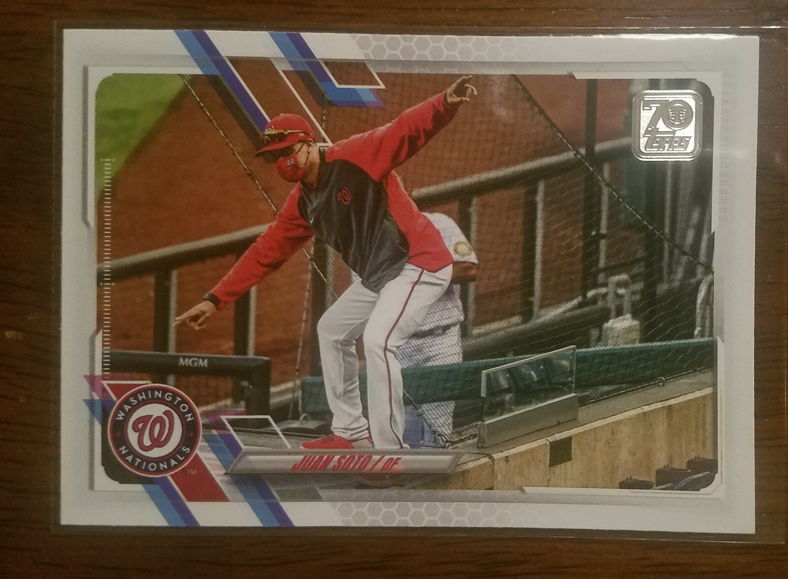 2021 Topps Series 1 Juan Soto SSP Super Short Print Mask Variation #330 NY Mets!