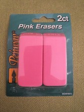 Penway Pink Wedge Erasers - Pack of 2