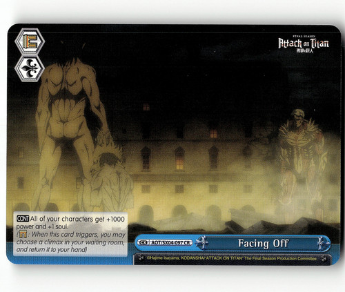 Weiss Schwarz: Attack on Titan - Final Season Booster Display | eBay