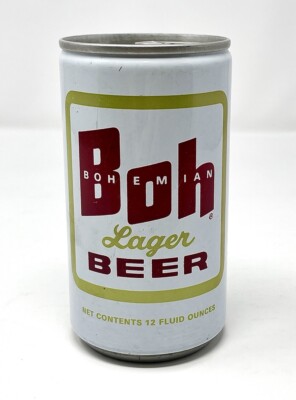 BOH Bohemian Lager Aluminum Pull Top Empty Beer Can Rhode Island