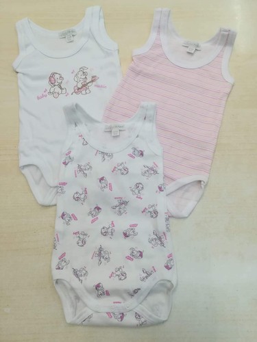 BODY ESTIVI NEONATO CANOTTA in 100% COTONE CONFEZIONE DA 3 - Foto 13 di 17