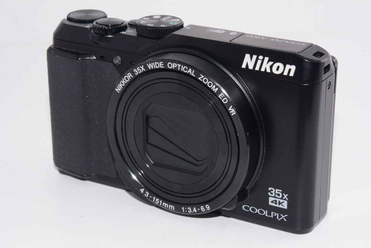 Exc+3]Nikon COOLPIX A900 Black Digital camera From JAPAN