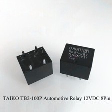 1pc TAIKO TB2-100P Automotive Relay 12VDC 8Pin NEW