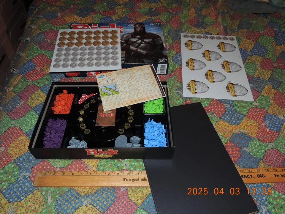 Risk Europe The Enhanced Game Of Medieval Conquest Hasbro Board Game Complete - Image 2 of 4