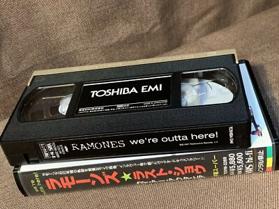 RAMONES We're Outta Here! (Film Crew) JAPAN VHS VIDEO TAPE TOVW