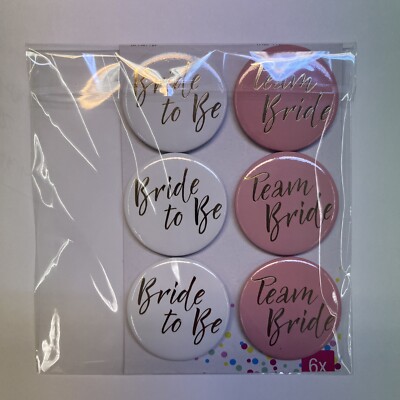 Anstecknadeln *Team Bride*Bride to be* JGA Junggesellinnenabschied* Hochzeit*