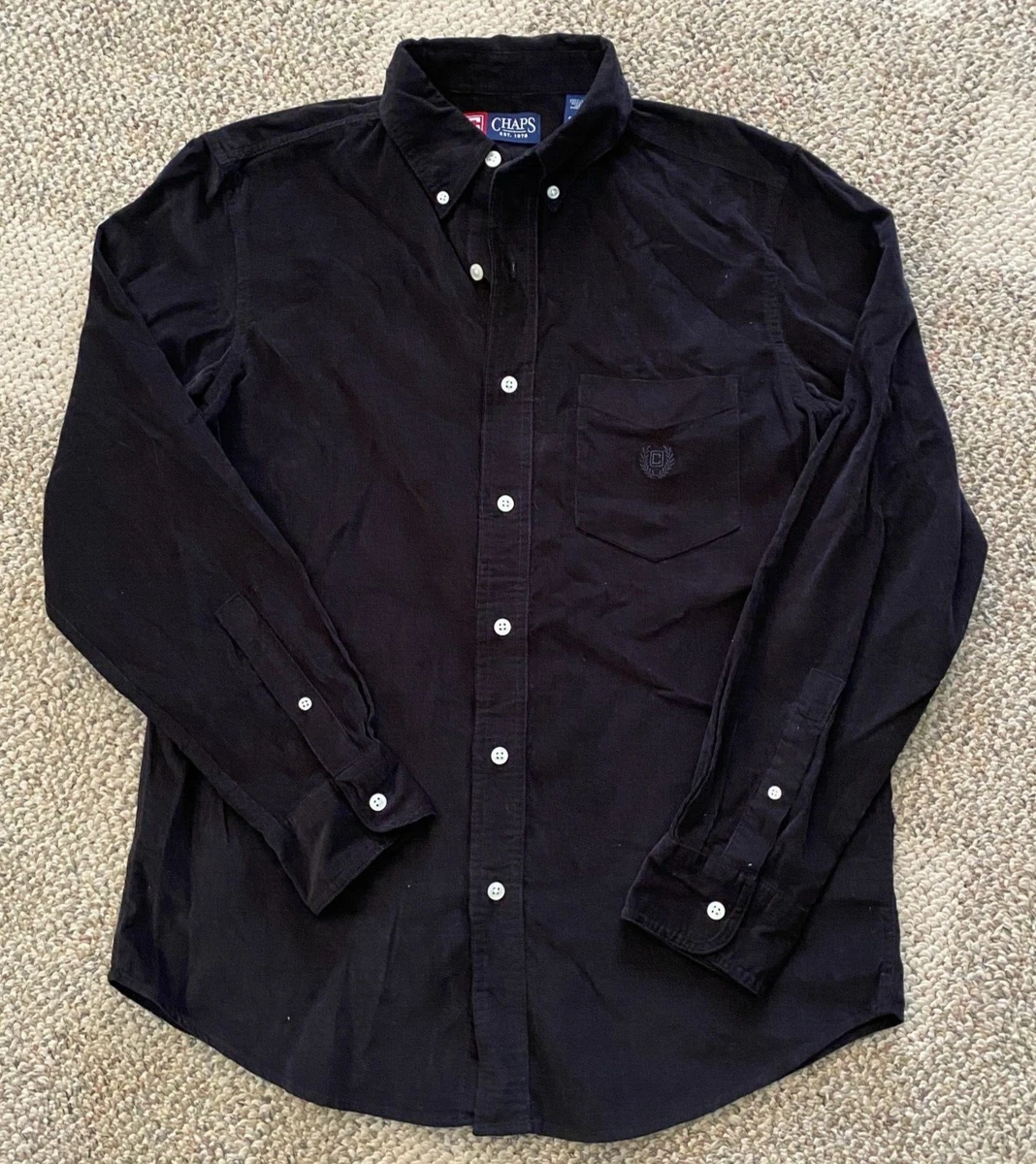 シャツ Chaps Black Casual Button-Down Shirts for Men for sale | eBay