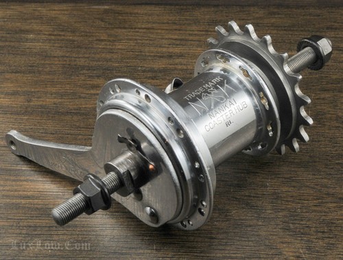 Vintage NK Coaster Brake Bike HUB BSA 40h Raleigh Touring Bicycle Sturmey Archer - Picture 12 of 12