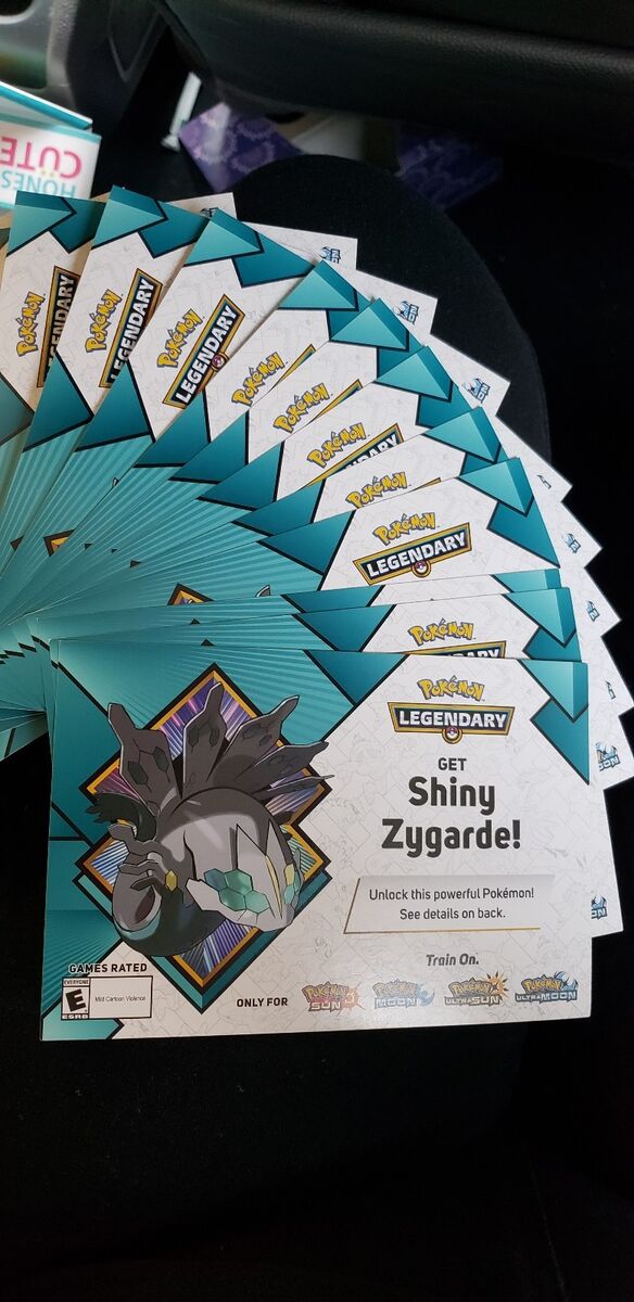 JUNE- 2018 Pokemon code Year of the Legendary Shiny Zygarde Event