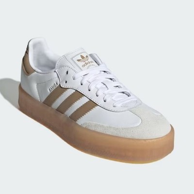 Adidas Women's Sambae 'Cloud White/Cardboard/Gum' - JQ0982