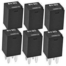 Automotive Relays 13500113 8430 for GM Pack of , Multi-Function 4-Pin Relay 6