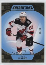 2022-23 Upper Deck Credentials Blue 98/99 Jack Hughes #49 1k9